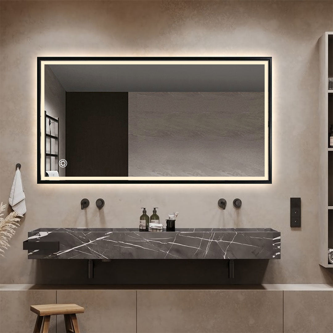 Black Led Mirror - Image 4