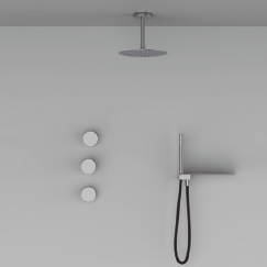 Incool Thermostatic shower set 2 ways
components